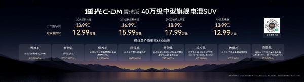 综合补贴价最低12.99万起星途瑶光c-dm寰球版正式上市